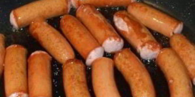 Рецепт пирожков с сосиской жареные