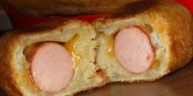 Рецепт пирожков с сосиской жареные