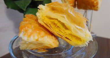 Рецепт Слоеных пирожков с тыквой и шпинатом