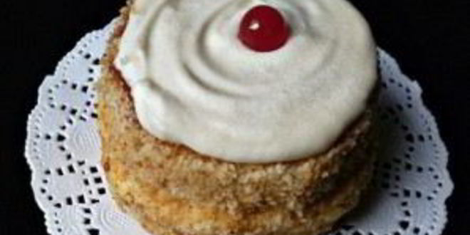 Рецепт бисквитных пирожных с кремом