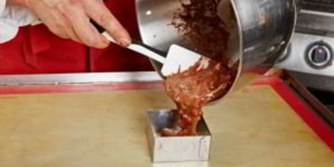 Рецепт брауни с клюквенным мороженым