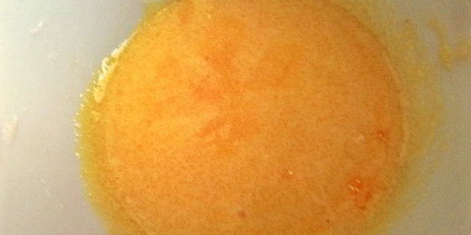 Рецепт нежного пирожного с персиками