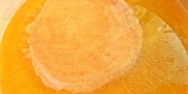 Рецепт нежного пирожного с персиками