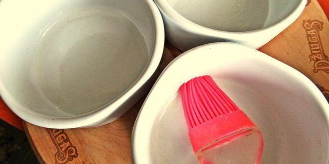 Рецепт нежного пирожного с персиками