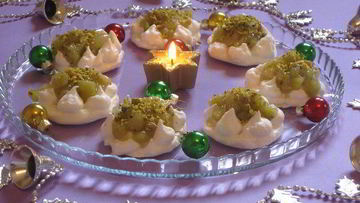 Рецепт Пирожного-безе Загадочный поцелуй