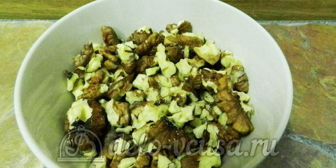 Рецепт пирожного картошка с орехами и коньяком