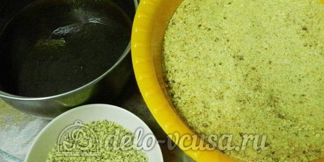 Рецепт пирожного картошка с орехами и коньяком