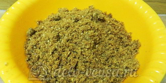 Рецепт пирожного картошка с орехами и коньяком