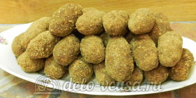 Рецепт пирожного картошка с орехами и коньяком