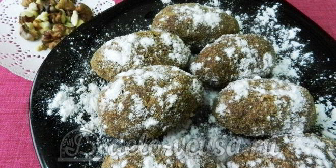 Рецепт пирожного картошка с орехами и коньяком