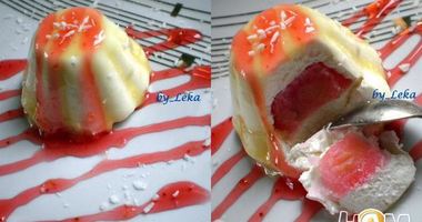 Рецепт Пирожного Личи с малиной