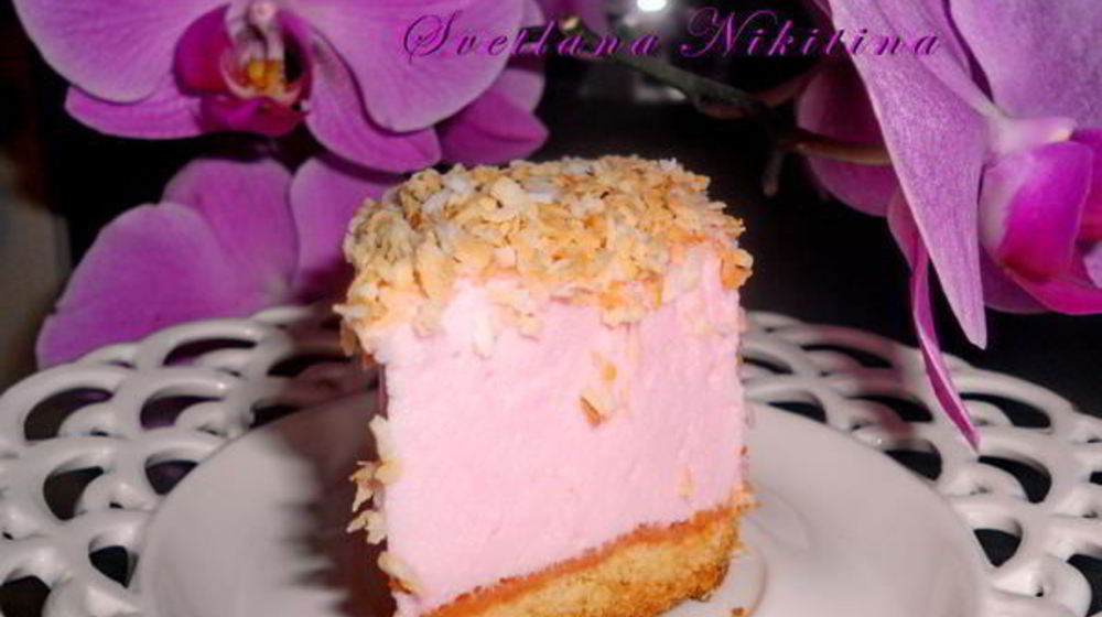 Как приготовить пирожное розовые сны