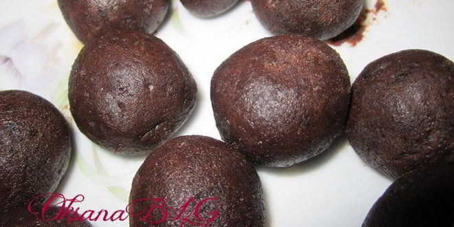 Рецепт трюфеля, конфеты, пирожное