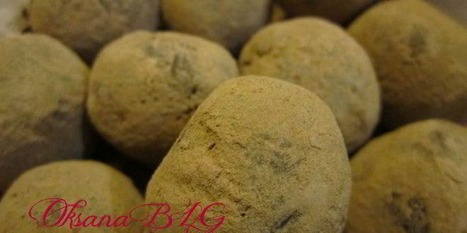 Рецепт трюфеля, конфеты, пирожное