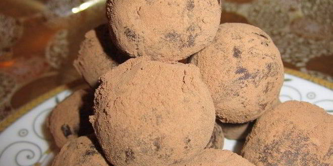 Рецепт трюфеля, конфеты, пирожное