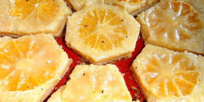 Рецепт цитрусовых пирожных