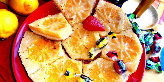 Рецепт цитрусовых пирожных