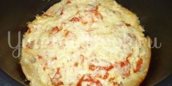 Рецепт домашней пиццы из мультиварки