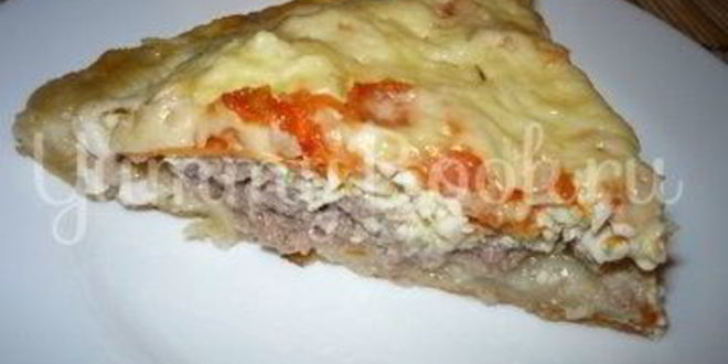 Рецепт домашней пиццы из мультиварки