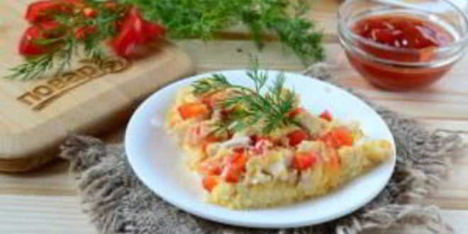 Рецепт нежнейшей пиццы без муки