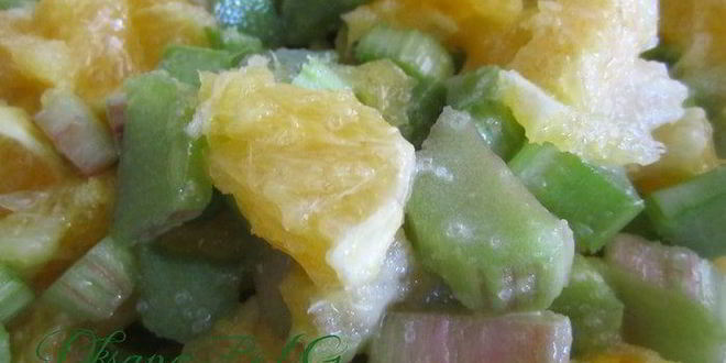 Рецепт пиццы десертной апельсин и ревень