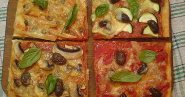 Рецепт Пиццы Итальянской мозаика