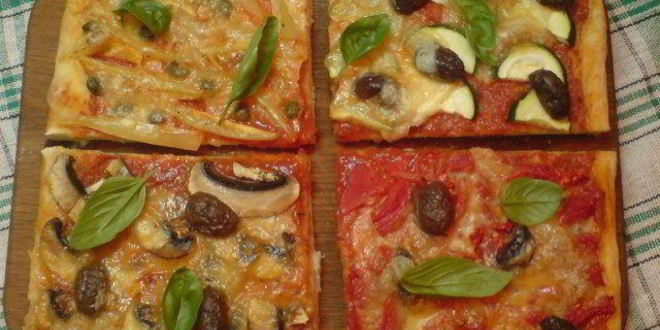 Рецепт пиццы итальянской мозаика