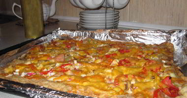 Рецепт Пиццы из слоеного теста