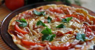 Рецепт Пиццы Минутка в микроволновой печи