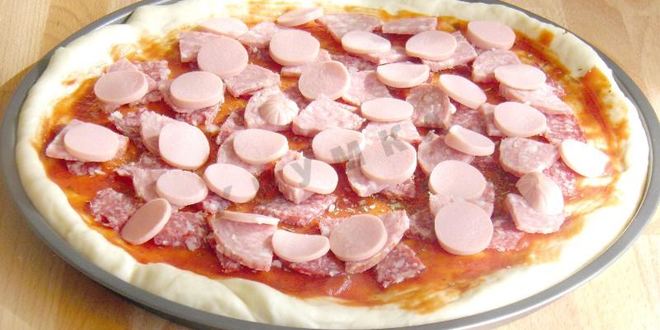 Рецепт пиццы мясное ассорти