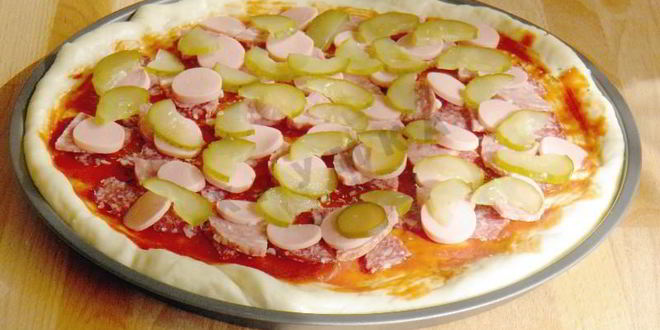 Рецепт пиццы мясное ассорти