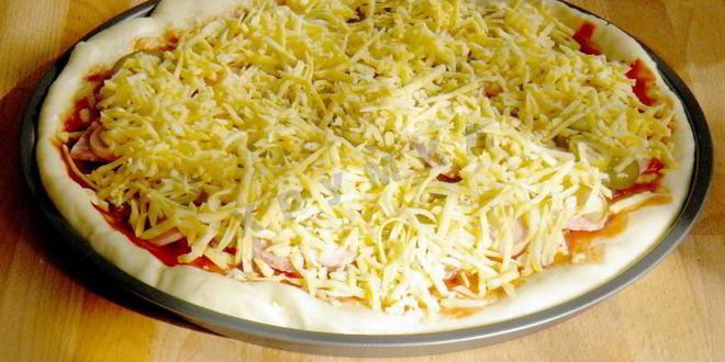 Рецепт пиццы мясное ассорти