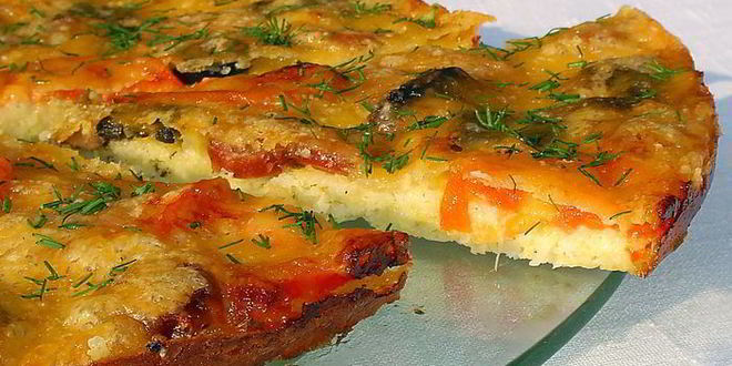 Рецепт пиццы на кабачковой основе