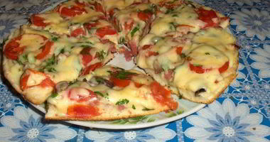 Рецепт Пиццы на кефире в духовке