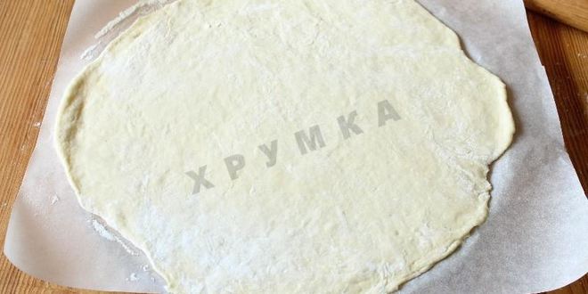 Рецепт пиццы на тонком тесте без дрожжей