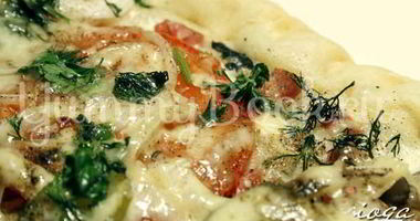 Рецепт Пиццы с колбасой