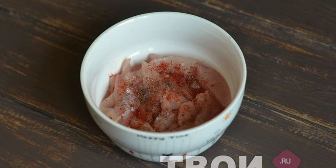 Рецепт пиццы с курицей и грибами