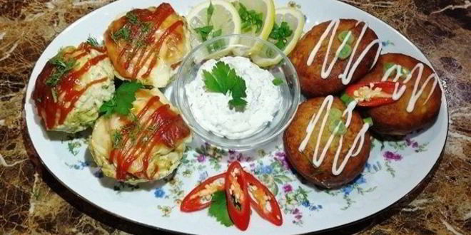 Рецепт картофельных пончиков с куриными кексами