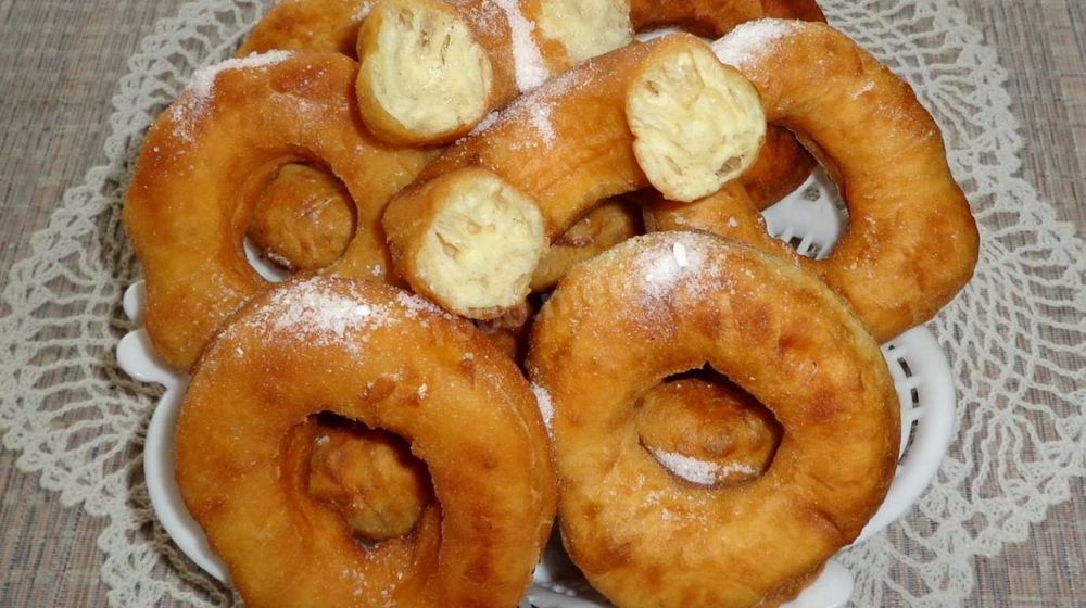 Как приготовить пончики на кефире за 15 минут