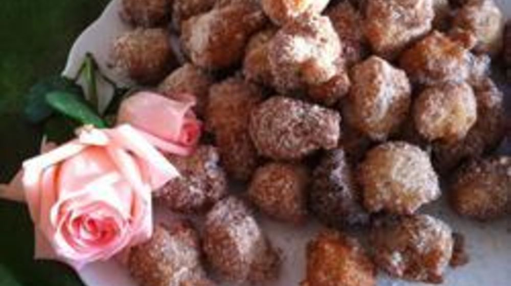 Как приготовить пончики-шарики с корицей