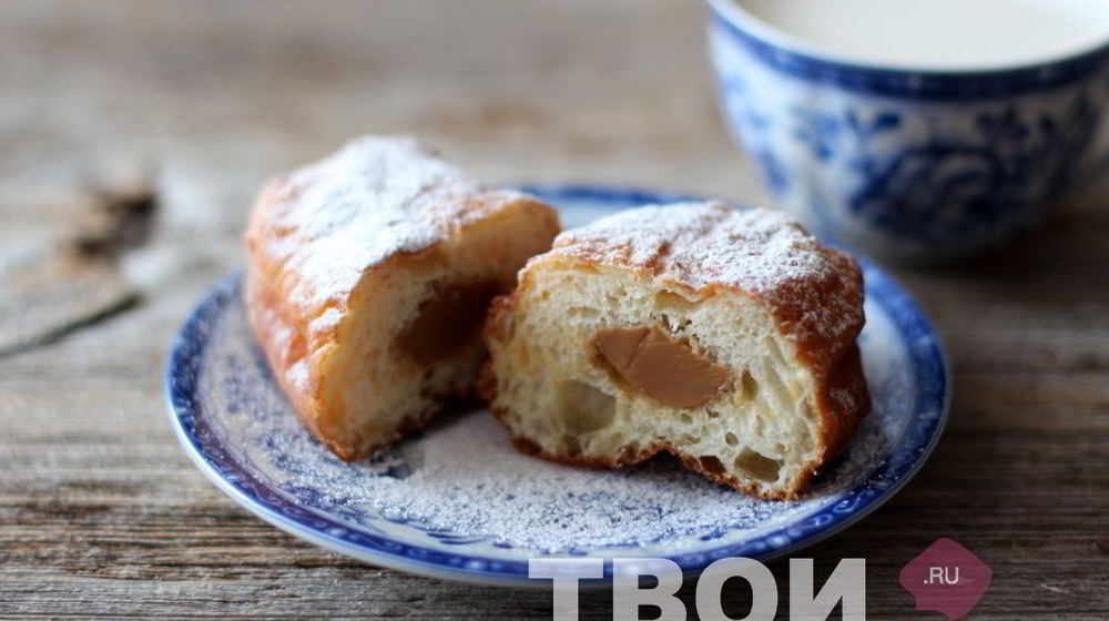 Как приготовить пончики со сгущенкой