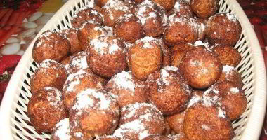 Рецепт Пончиков творожных с ванилью