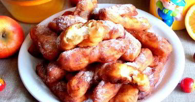 Рецепт Творожных пончиков-батончиков