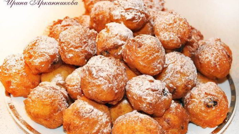 Как приготовить творожные пончики с изюмом