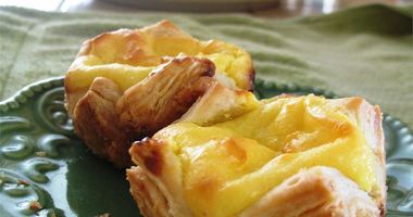 Рецепт Португальских слоек с заварным кремом