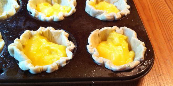 Рецепт португальских слоек с заварным кремом