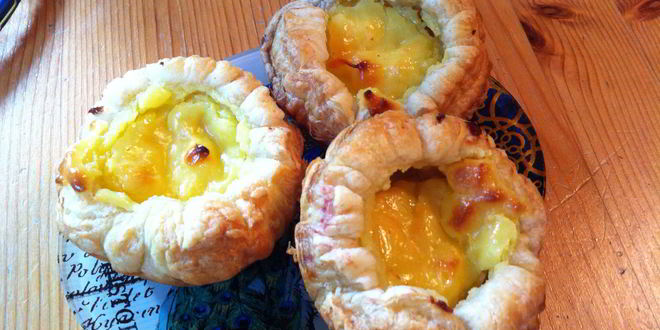 Рецепт португальских слоек с заварным кремом