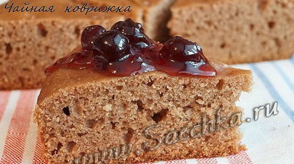 Как приготовить чайную коврижку постную