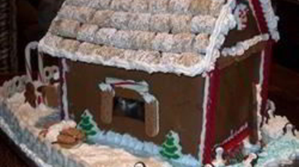 Как приготовить домик из пряничного теста