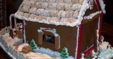 Рецепт Домика из пряничного теста